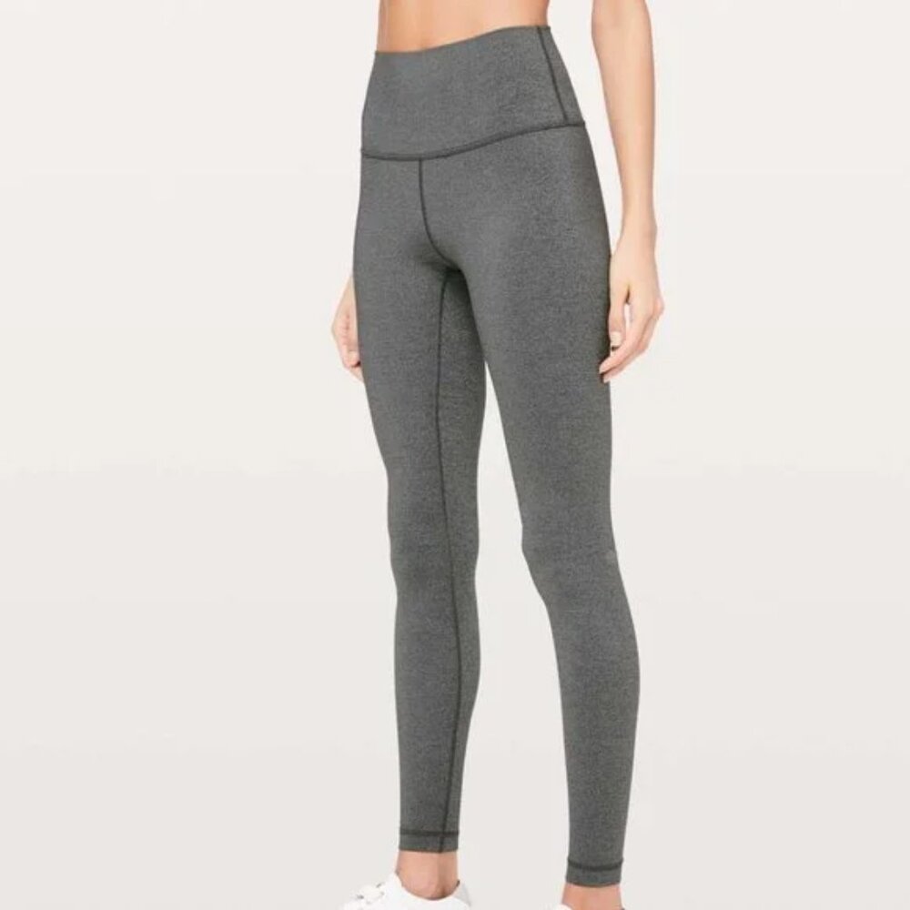 Lululemon | Heather Gray Wunder Under Luxtreme Full Length Leggings 10